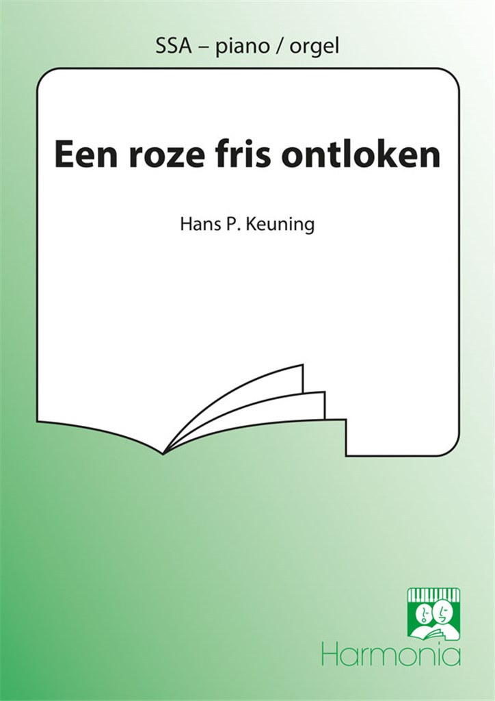 Een roze fris ontloken